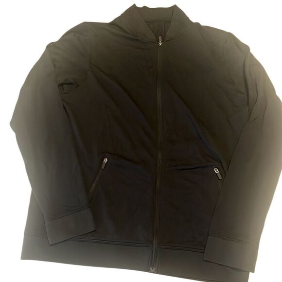 Lululemon Black Seamless Sweat Wicking Training Jacket Size 12 - Picture 5 of 9